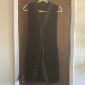 AZZARO “Idylle” Black Velvet Dress